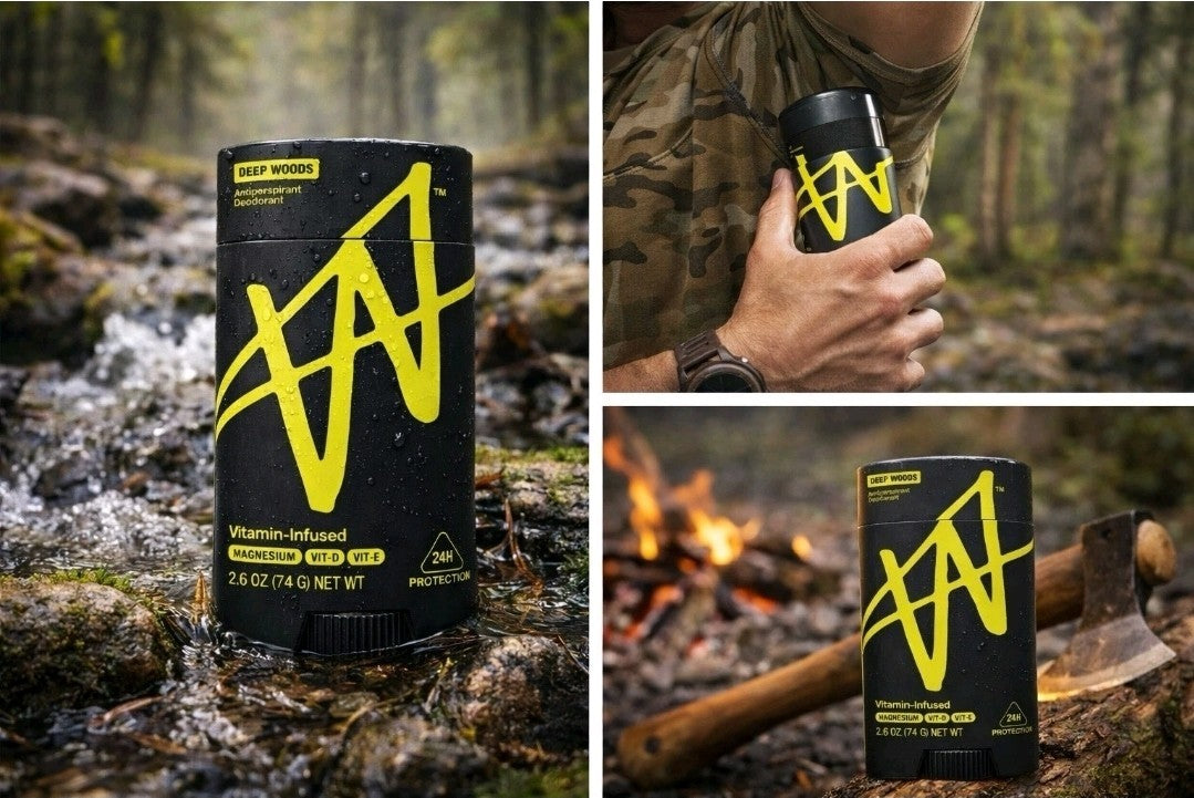 2-Pack  W By Jake Paul Men's Antiperspirant Deodorant  DEEP WOODS  2.6 oz New3