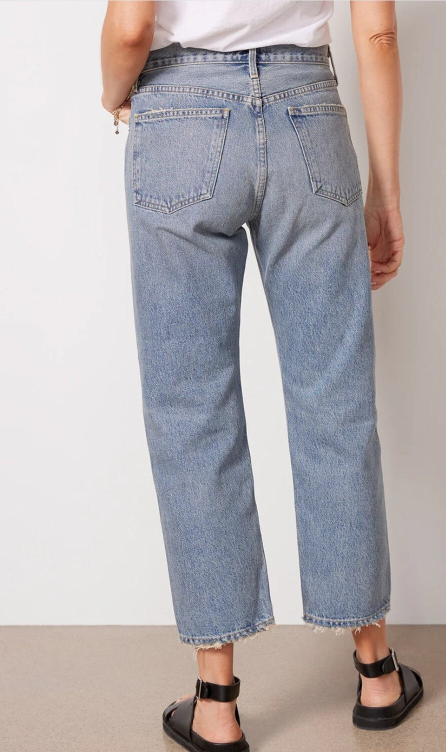 NWOT AGOLDE PARKER High Rise Jeans In Facade Sz 25 NWOT A113B-811 Mom2
