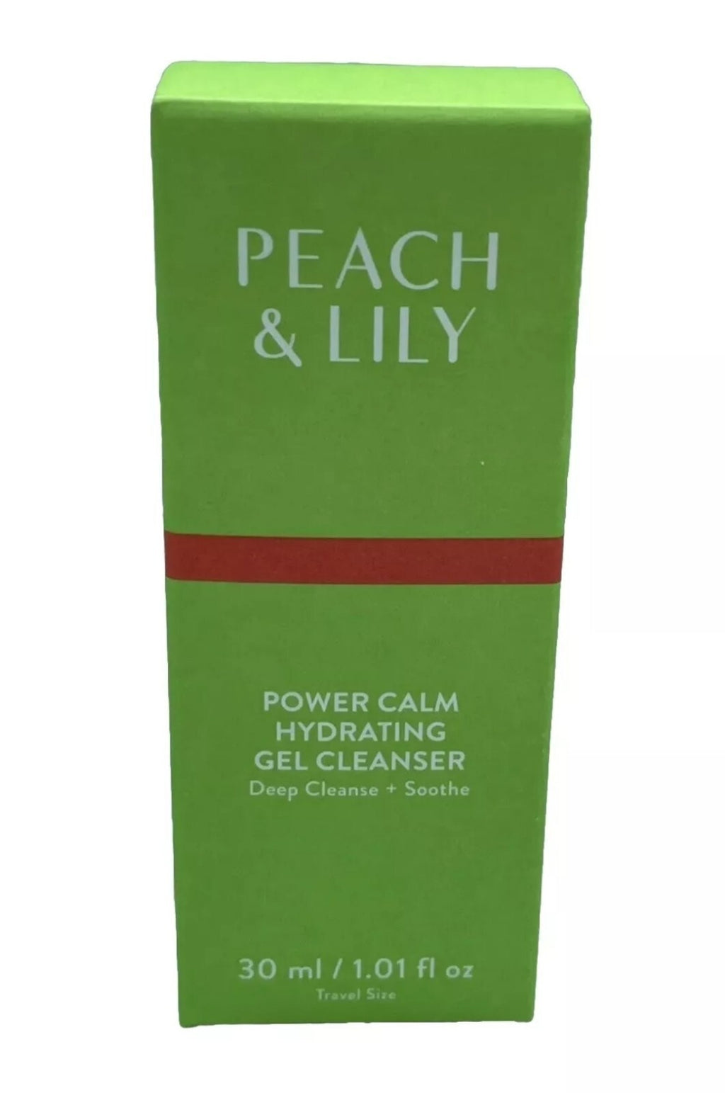 NEW NIB PEACH & LILY Power Calm gel cleanser Travel Size 30ml/1.01 0