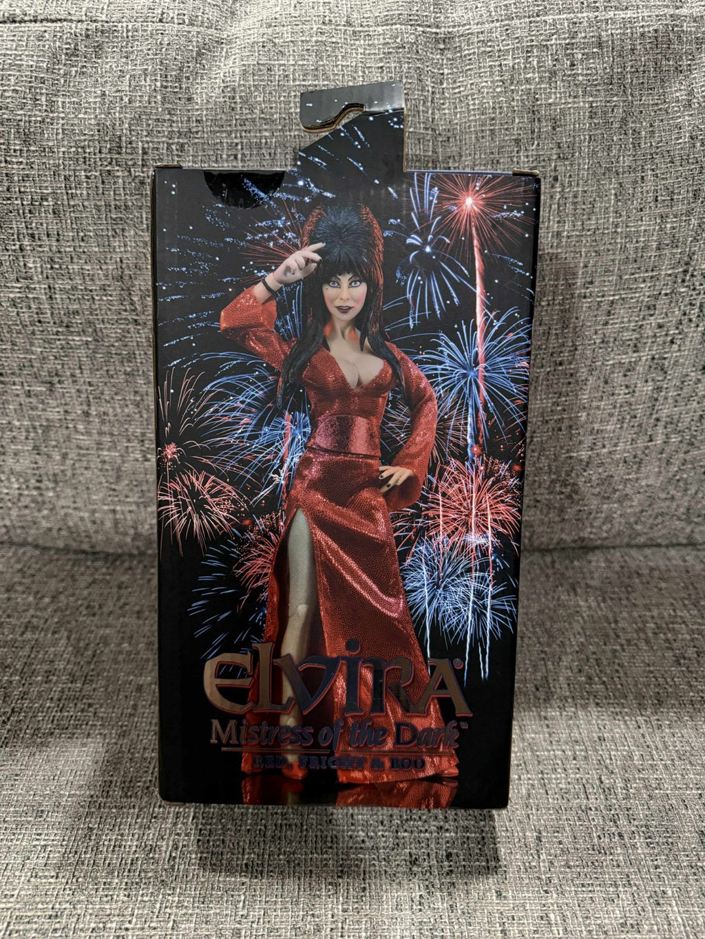 Neca Elvira Mistress of the Dark 8" Figure Red Fright Boo Cassandra Peterson New4