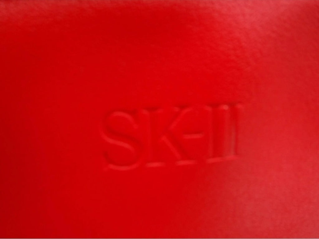 SKII Cosmetic Bag Makeup Pouch Toiletry Bag Travel Purse Red Zipper Case Women2