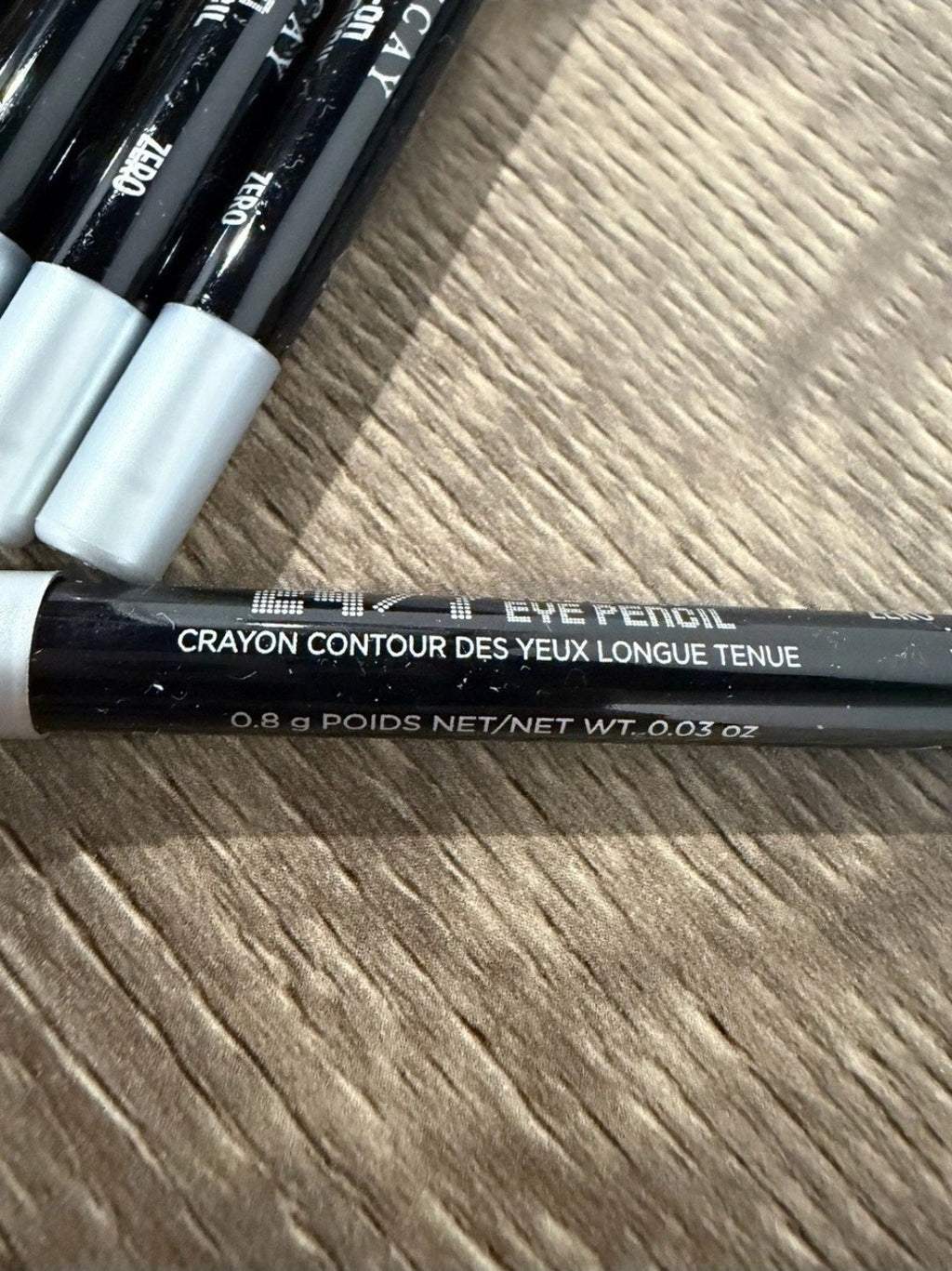 4 x Urban Decay 24/7 Glide-On Eye Pencil Bundle in Zero (Black) NEW -Trvl 3