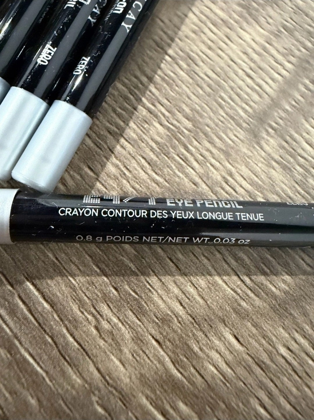 4 x Urban Decay 24/7 Glide-On Eye Pencil Bundle in Zero (Black) NEW -Trvl 3