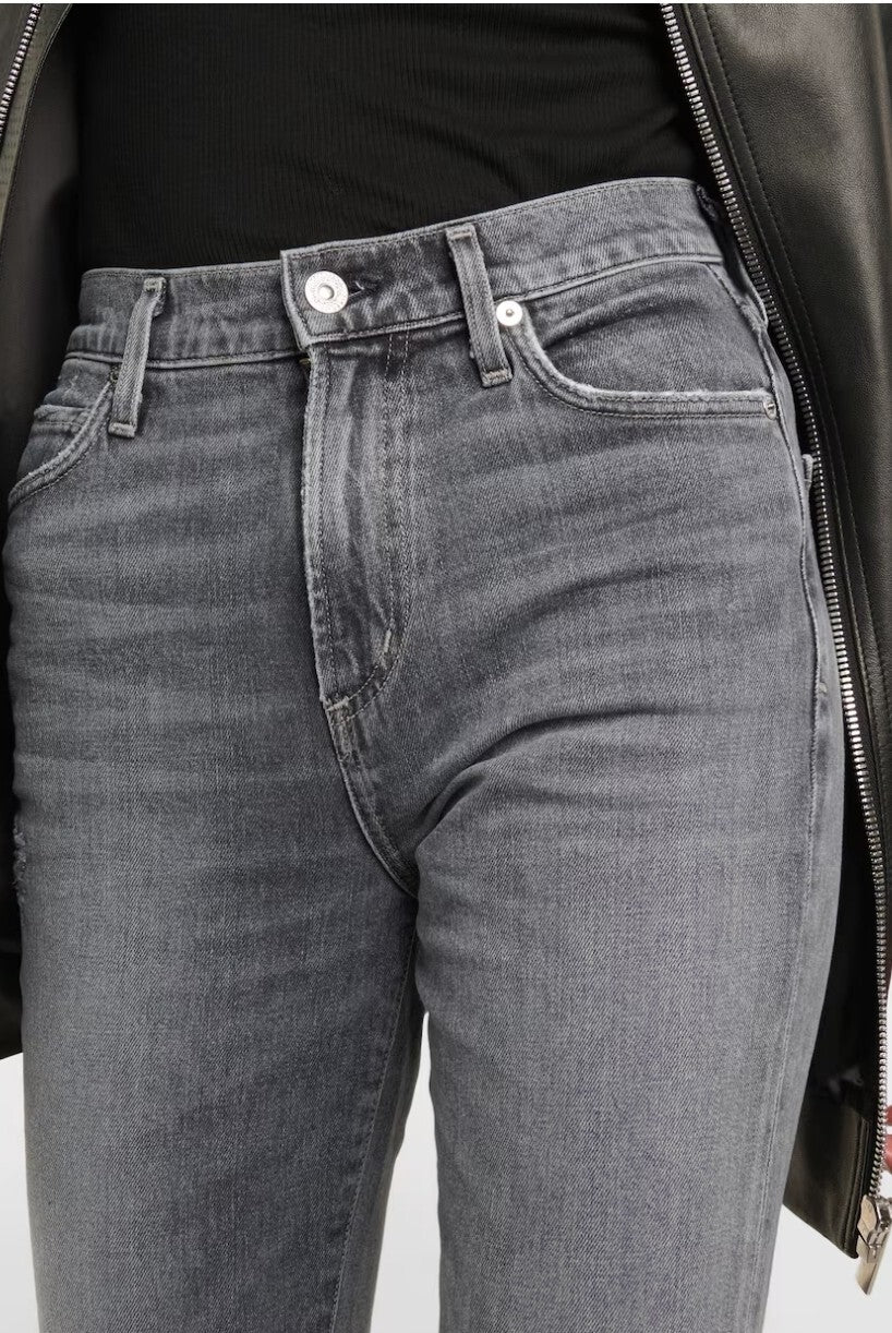 Citizens of Humanity Olivia High Rise Slim Jeans Sz 27 In Graphite COH Mom 2