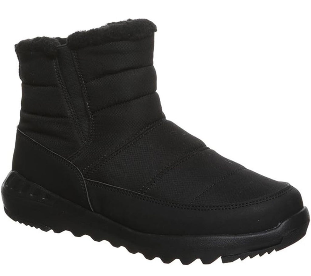 Bearpaw Women's Puffy Black Boots - Faux Fur Lined Snow Booties Sz 11 NWOB0