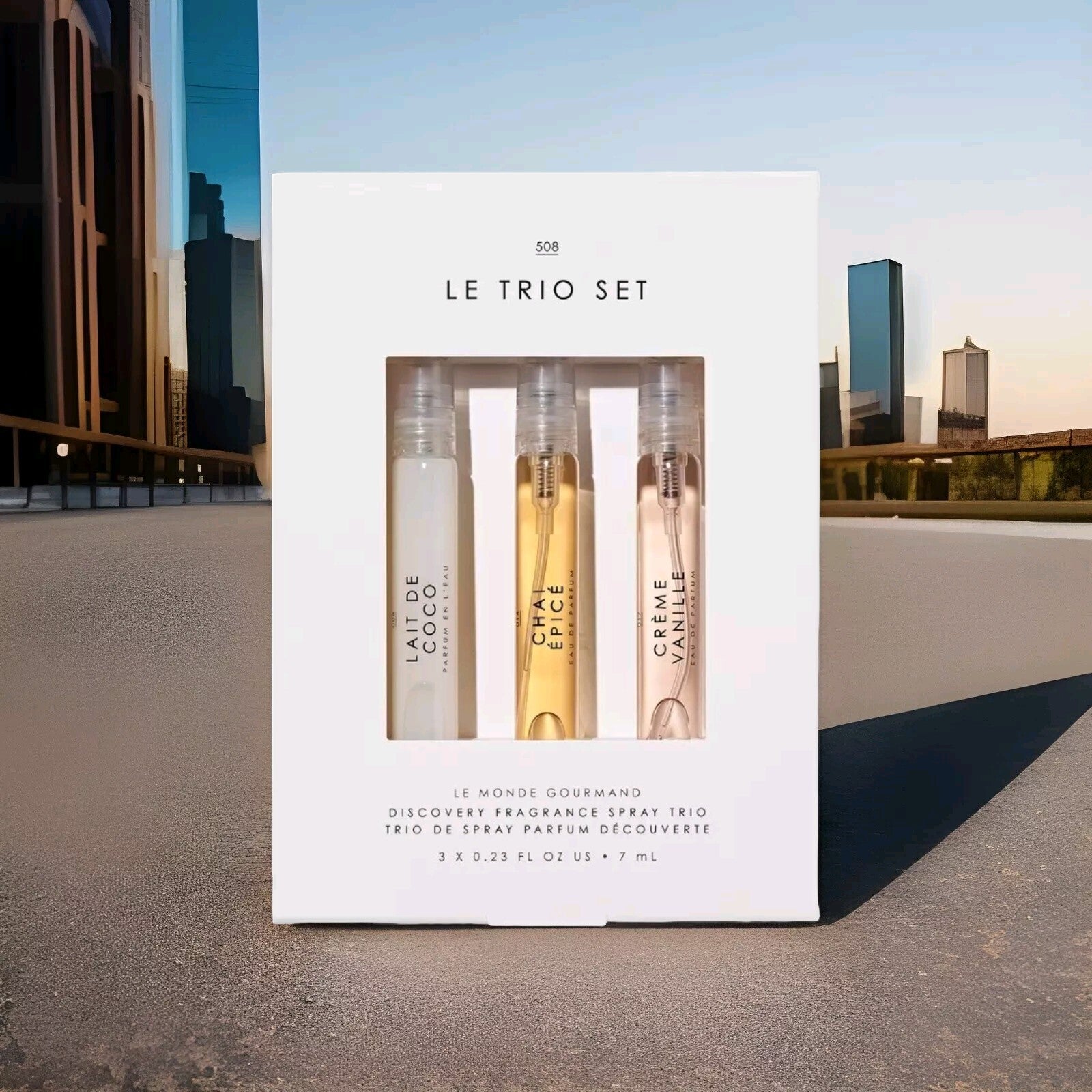 Le Monde Gourmand 508 Trio Discovery Spray 3PC Set Each 7ml NIB0