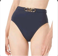 Michael Kors Women's Belted High -Waist Swim Bottom Separates Sz M  MSRP $900