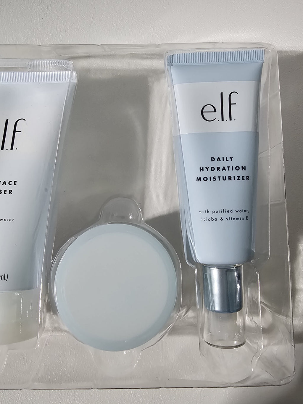 e.l.f. Elf 3 Piece Skincare Set Moisturizer Cleanser & Eye Cream - No Box 2