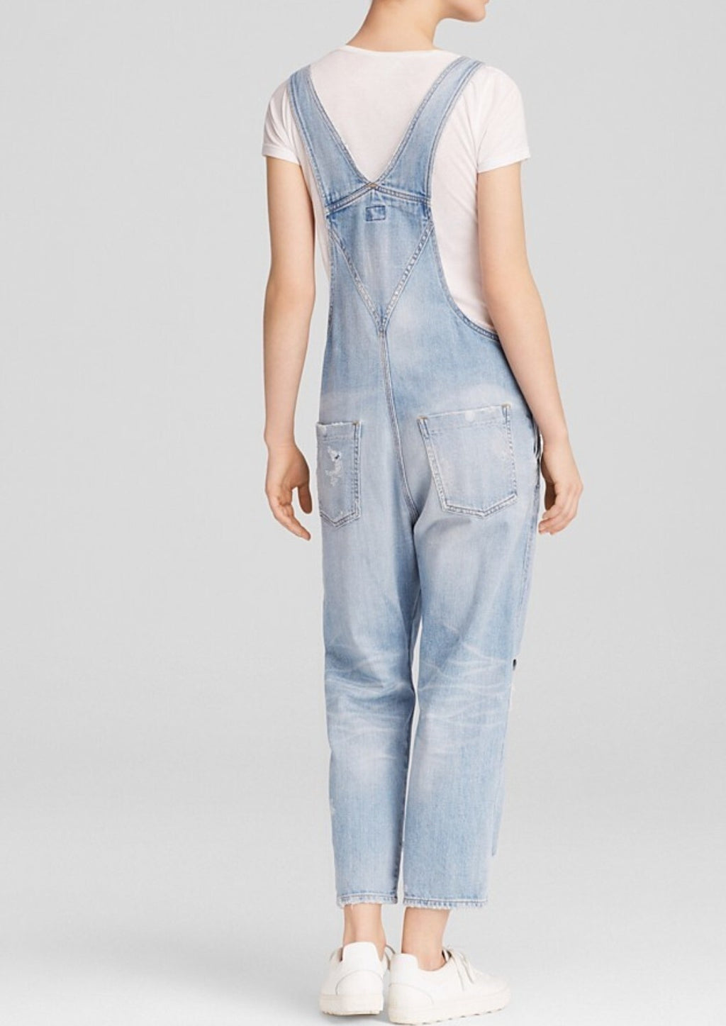NWOT Citizens of Humanity Overalls Quincey Cropped In Wasteland Sz Sm COH 1