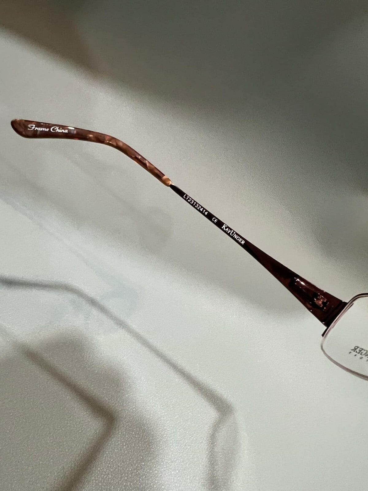 KAY UNGER New York EYEGLASSES FRAME K169  52-18-135 FR Bur  NEW AUTHENTIC5