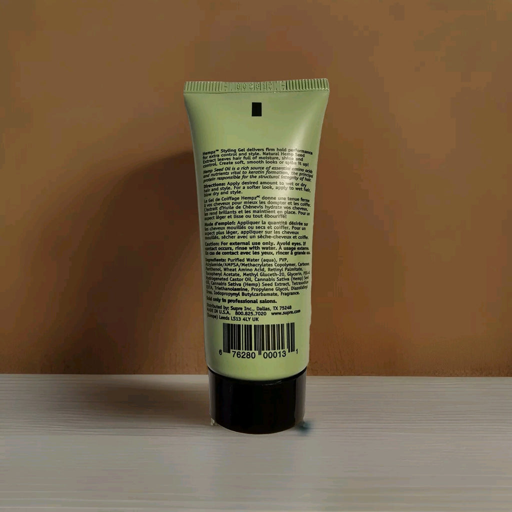 HEMPZ ORIGINAL FIRM HOLD STYLING HAIR GEL Pure Herbal Extracts Supre 1.5 Oz 44ml1