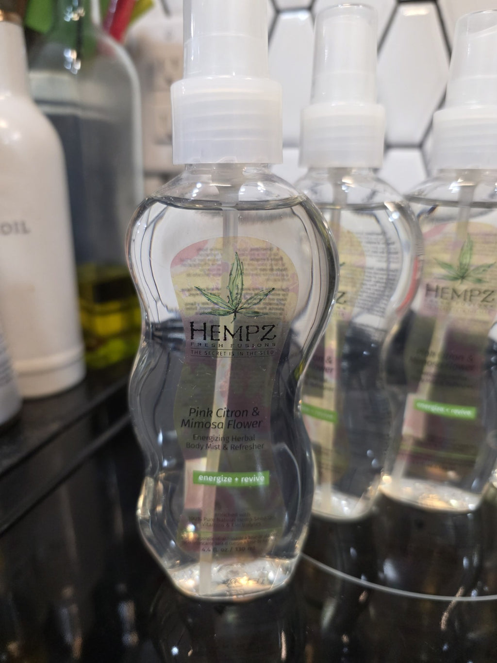6 Hempz Pink Citron & Mimosa Flower Body Mist Refresher Spray 4.4oz Casepack Lot3