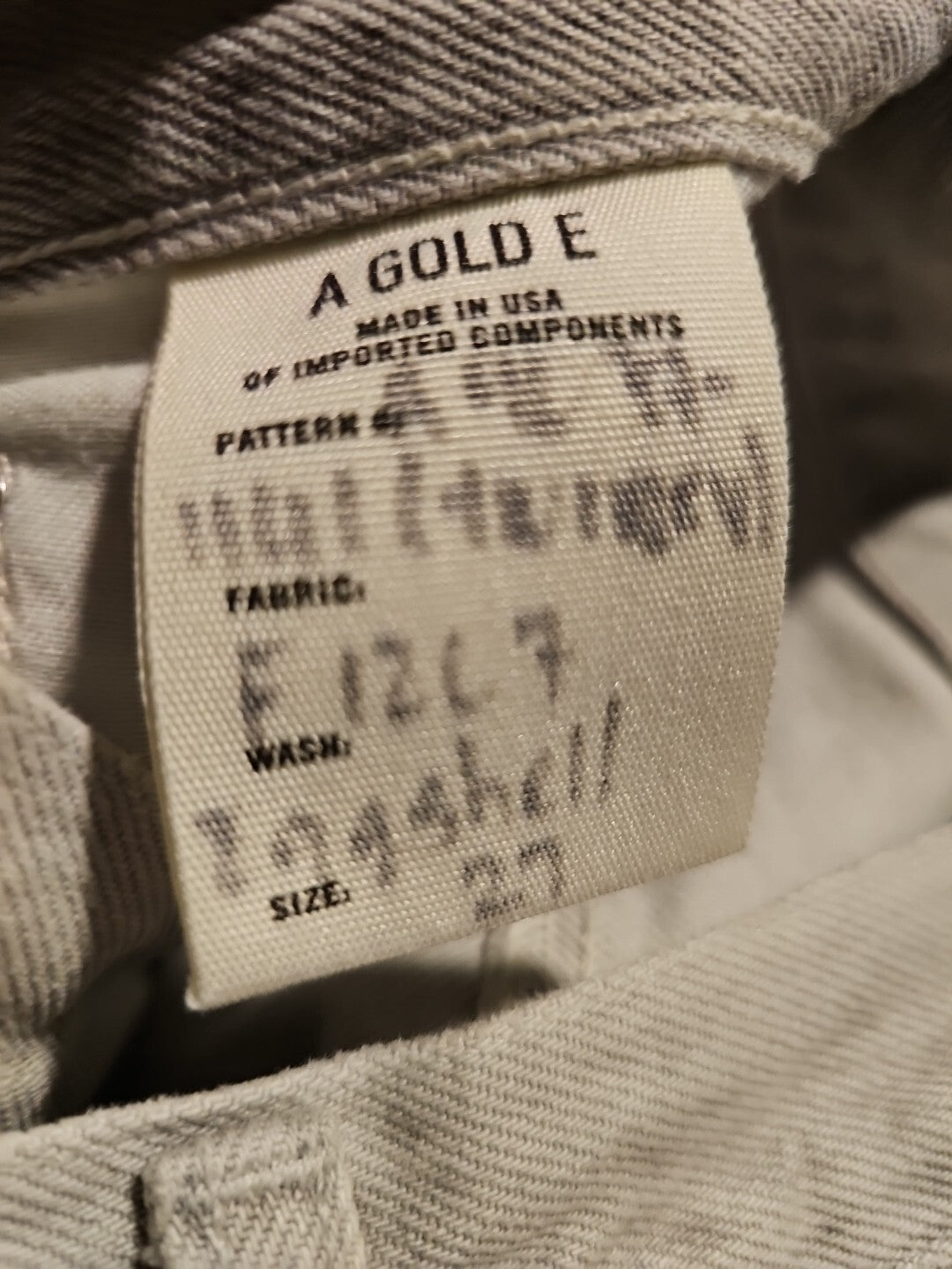 AGOLDE || Criss Cross Straight Leg Jeans in Eggshell Wash Sz 27 NWOT 4