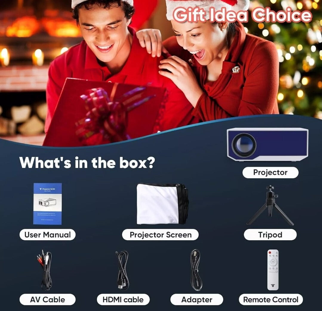 New Projector Wielio 1080P 12000 Lumen 4K Portable Home Video Wifi & Bluetooth8