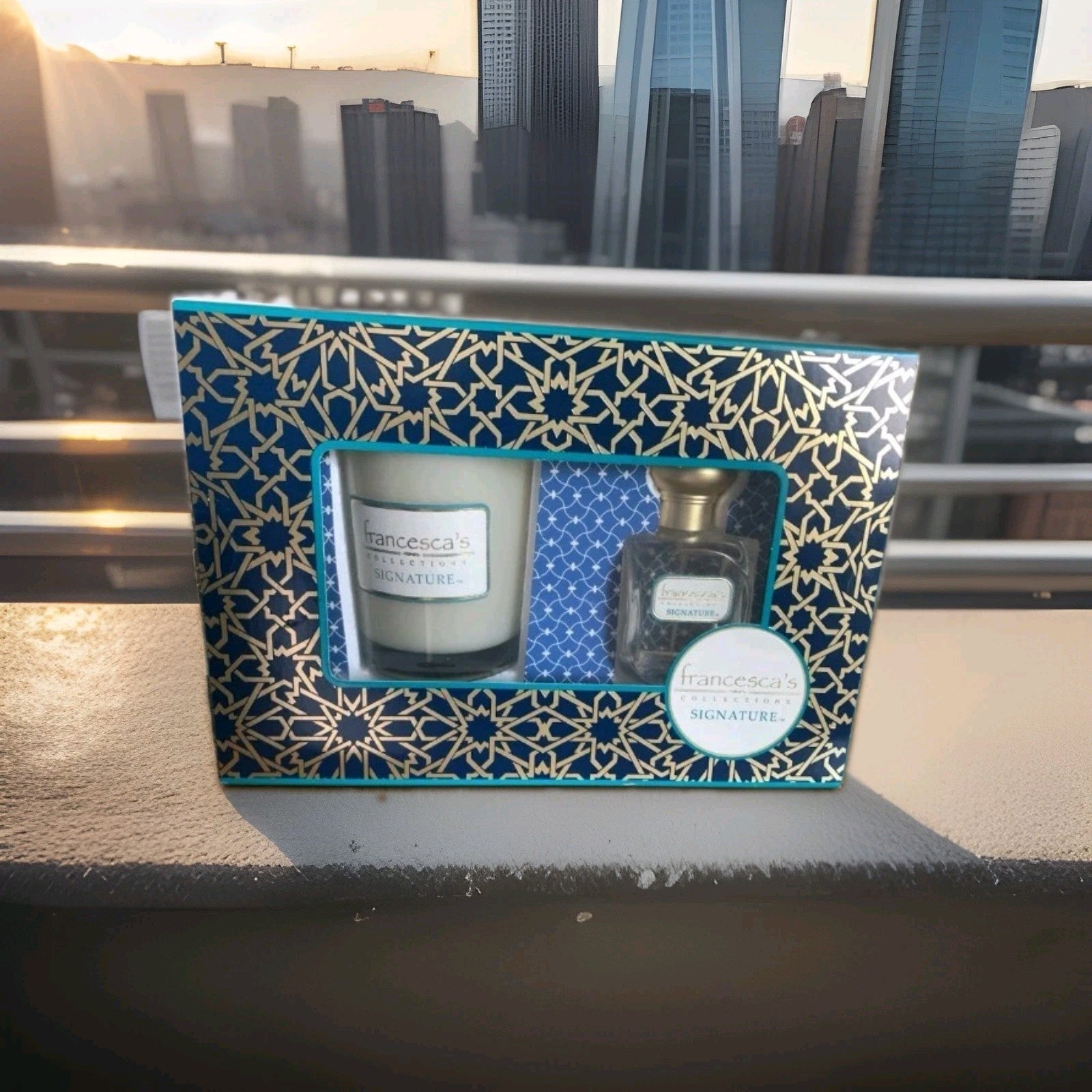 Francesca's collections signature parfum 2oz EDP fragrance & 6 Oz Candle new box0