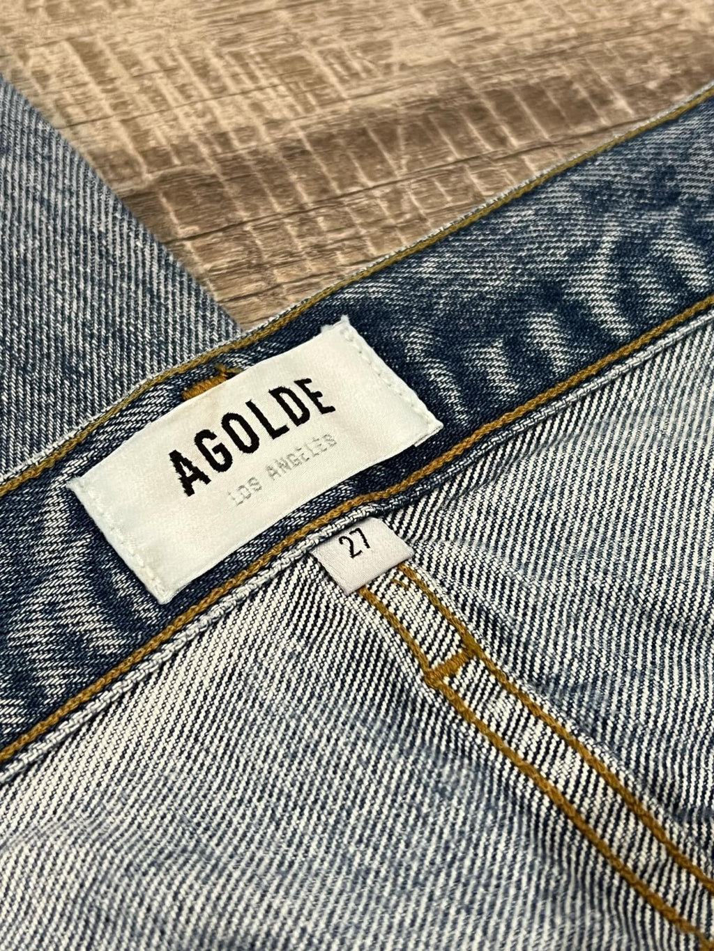 NWOT Agolde Deconstructed Criss Cross Jeans Size 275