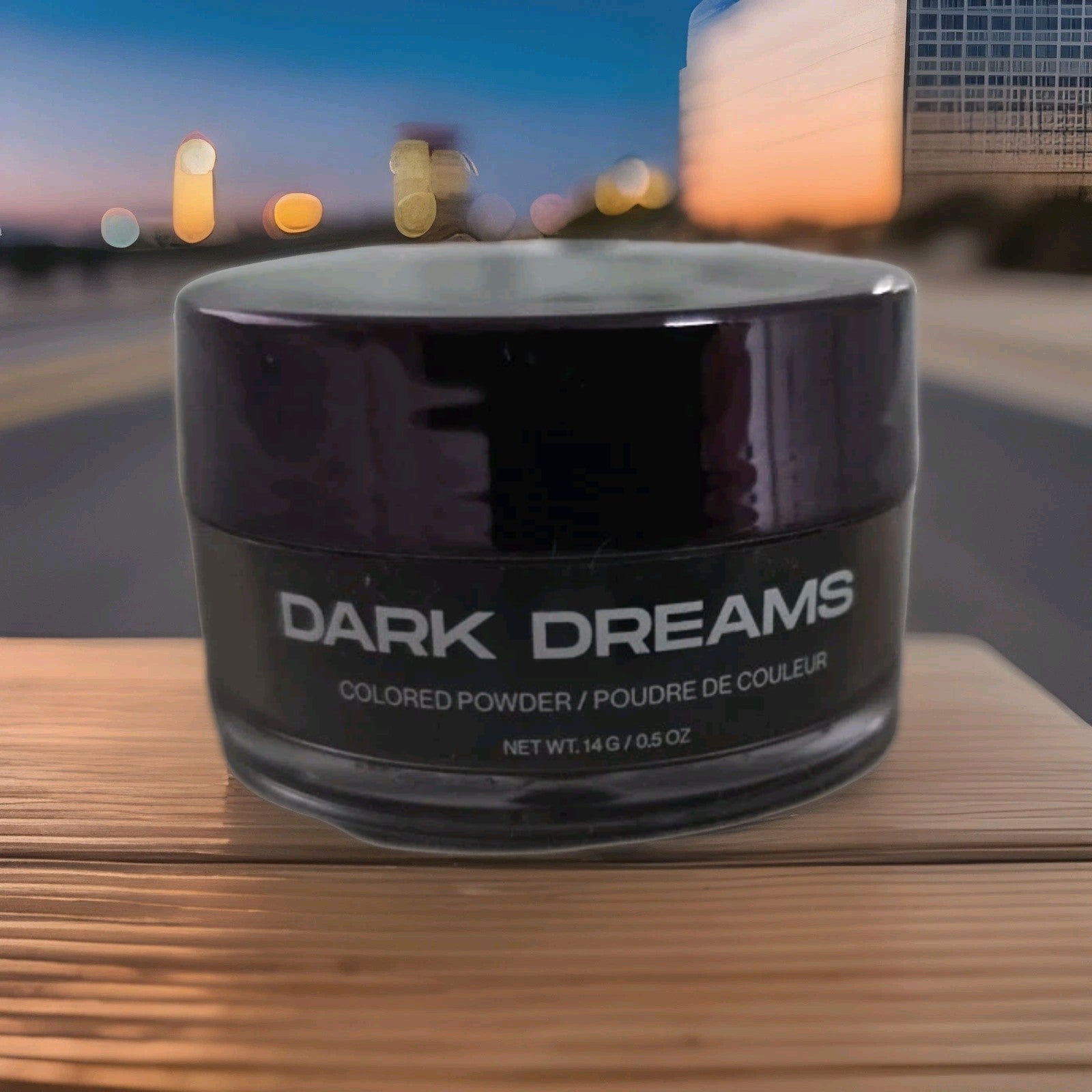 2 × Nailboo Dip Powder Dark Dreams Black Glitter Nail Powder Womens Lot 0