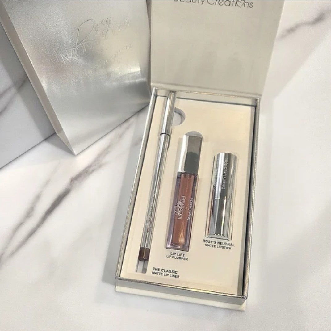 BEAUTY CREATIONS THE NUDE KIT LINER & LIPGLOSS BRAND NEW ROSY McMICHAEL0