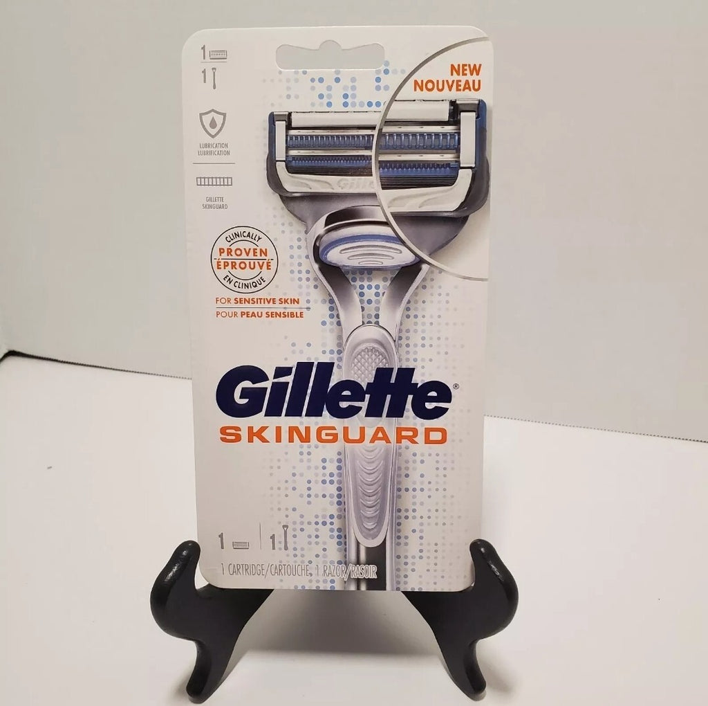 Gillette Skinguard Razor 1 razor handle & 1 cartridge Shave SENSITIVE SKIN0