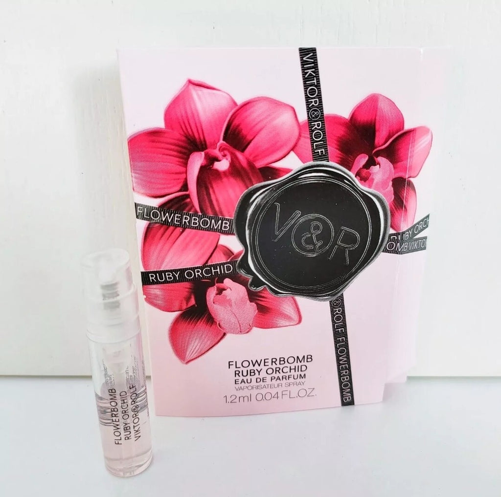 Viktor & Rolf Flowerbomb Ruby Orchid Eau De Parfum mini Spray, 1.2ml, Brand New!0