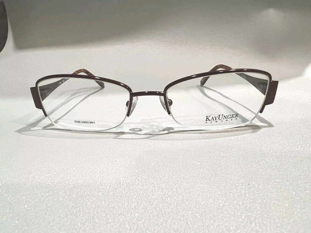 KAY UNGER New York EYEGLASSES FRAME K169  52-18-135 FR Bur  NEW AUTHENTIC0