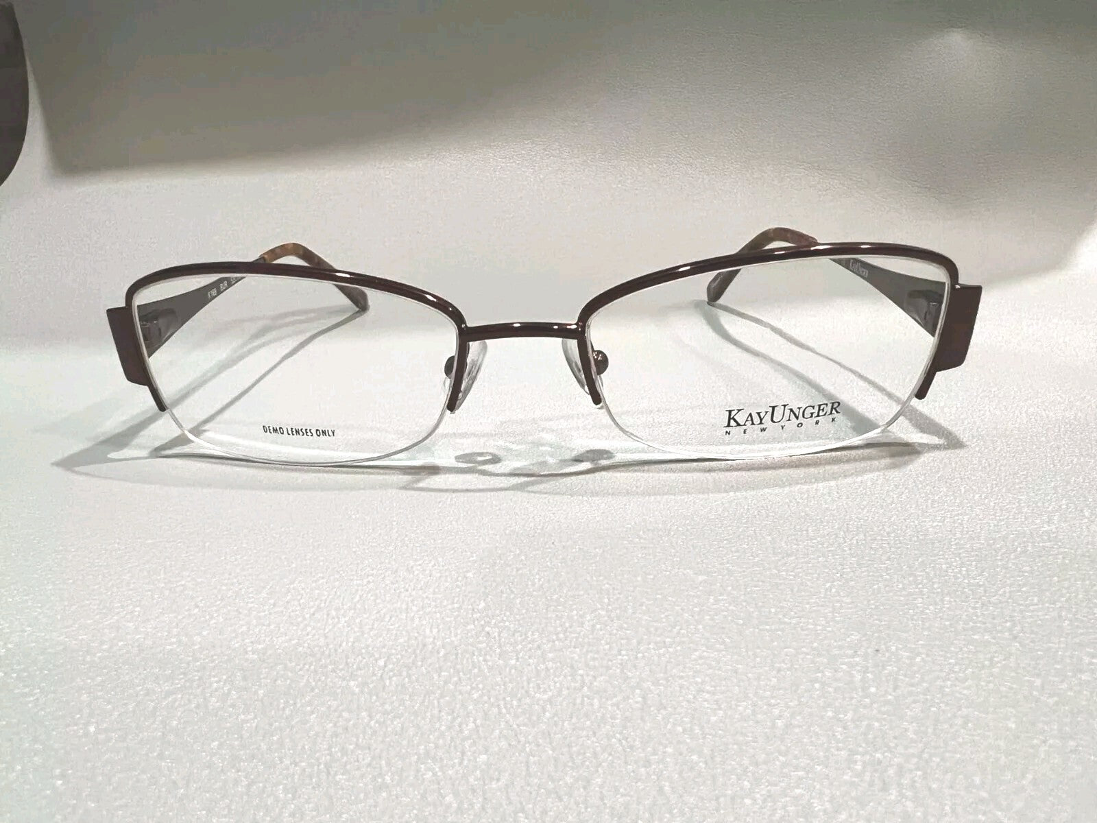 KAY UNGER New York EYEGLASSES FRAME K169  52-18-135 FR Bur  NEW AUTHENTIC0