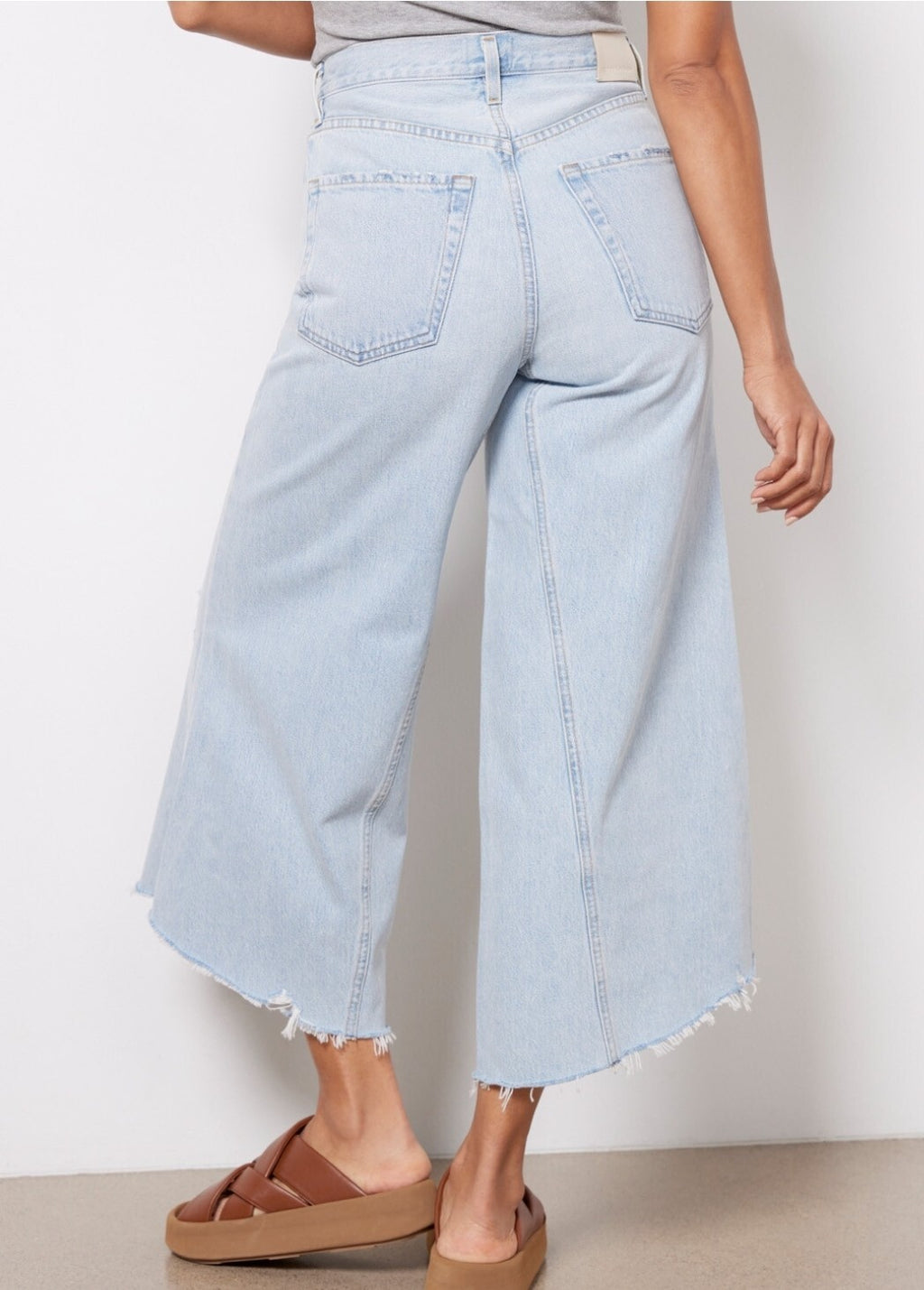 NWOT Citizens of Humanity Tessa High-Rise Culotte Jeans Glacier 27 W Defect * 2