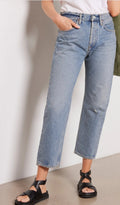 NWOT AGOLDE PARKER High Rise Jeans In Facade Sz 25 NWOT A113B-811 Mom0