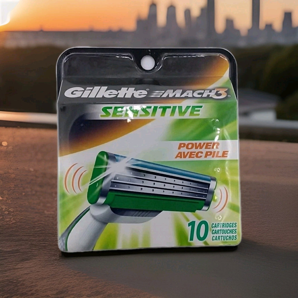 Gillette Mach 3 Sensitive Power 10 Refill Cartridges0