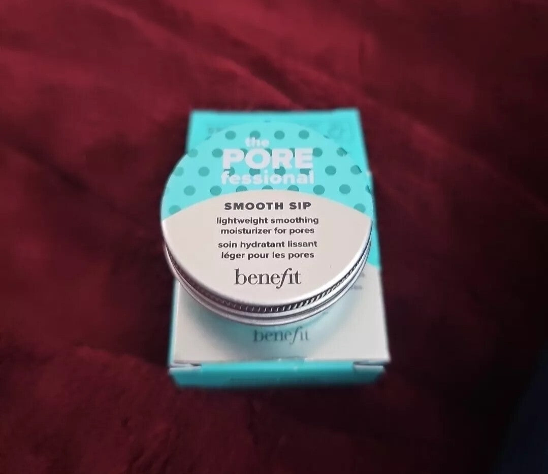 Benefit The POREfessional Smooth Sip Lightweight Gel Moisturizer 0.33 Oz NIB0
