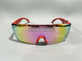 New Original TRUE RELIGION Square Sunglasses Mirrored Red TRSP468X0
