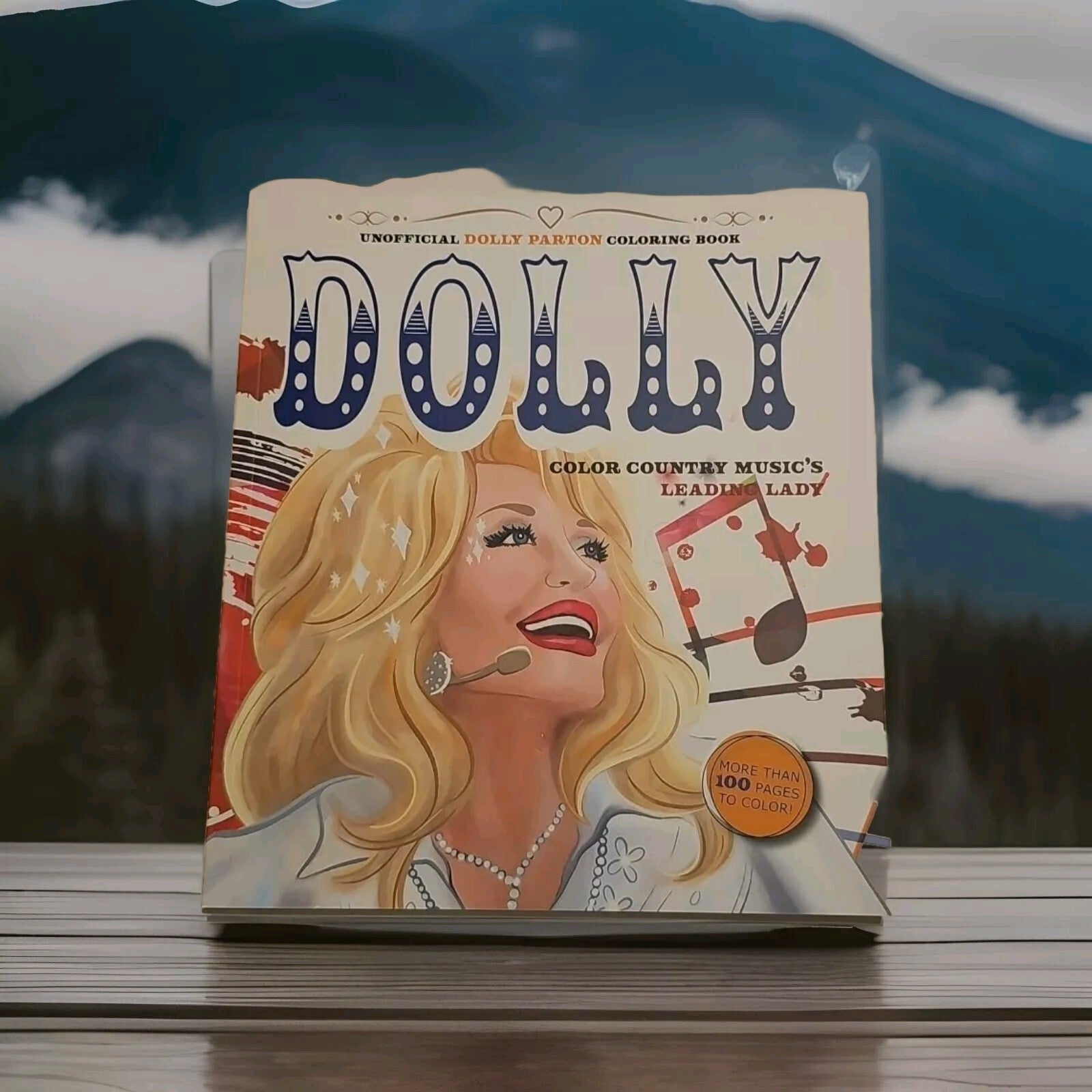 Unofficial Dolly Parton Coloring Book: Color Country Music's Leading Lady-NEW0