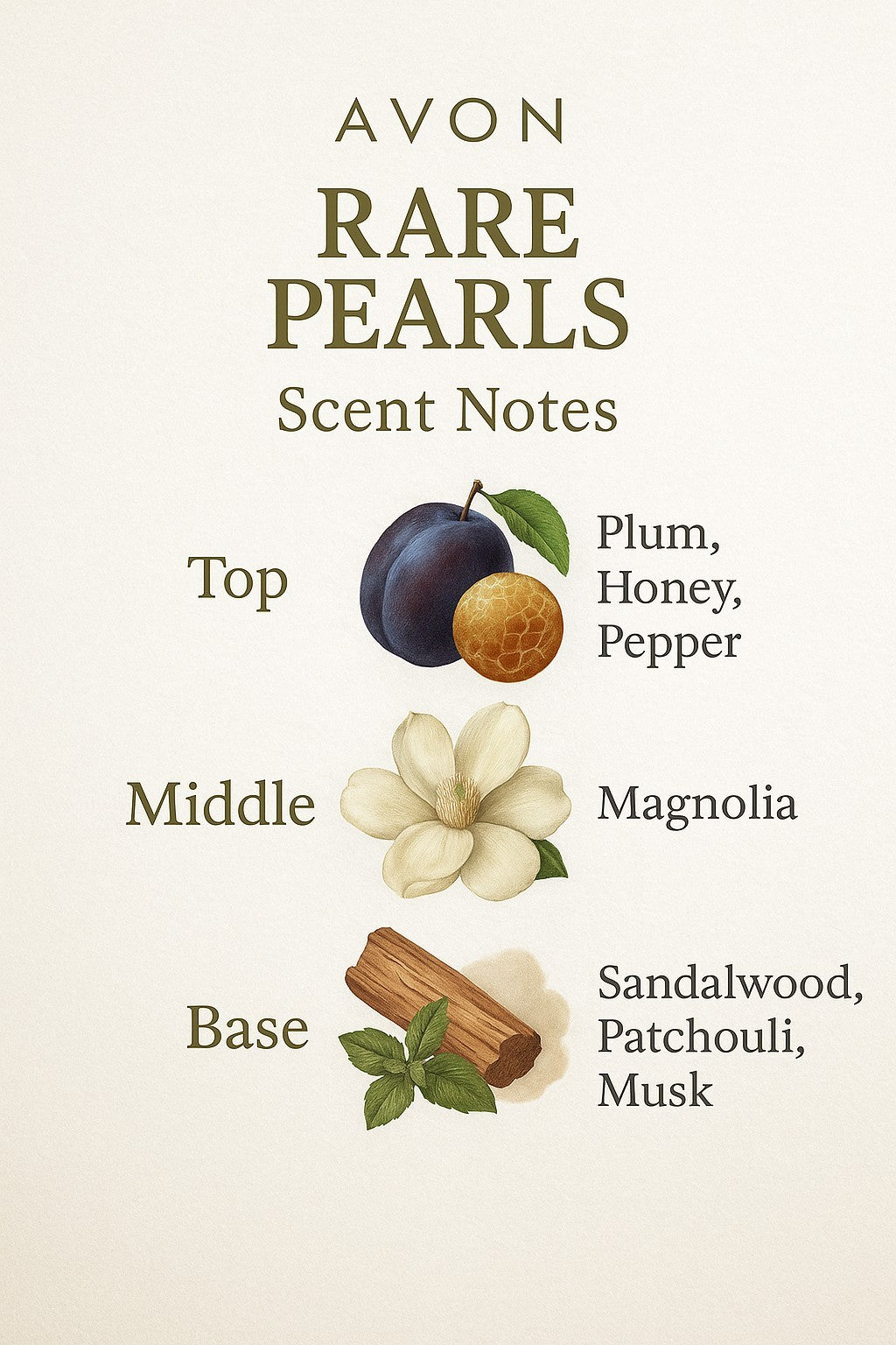 RARE Avon Rare Pearls VINTAGE Dual Phase Perfume Travel Size 7ml .23oz 2004 HTF1