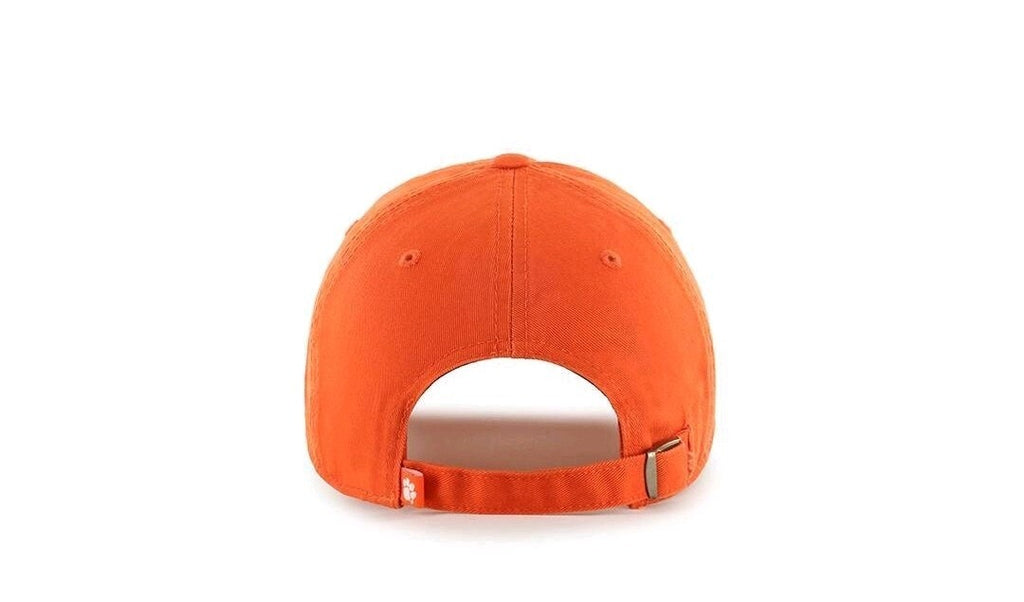 NCAA Clemson Tigers Men's Clean Up Fabric Washed Relaxed Fix Hat1