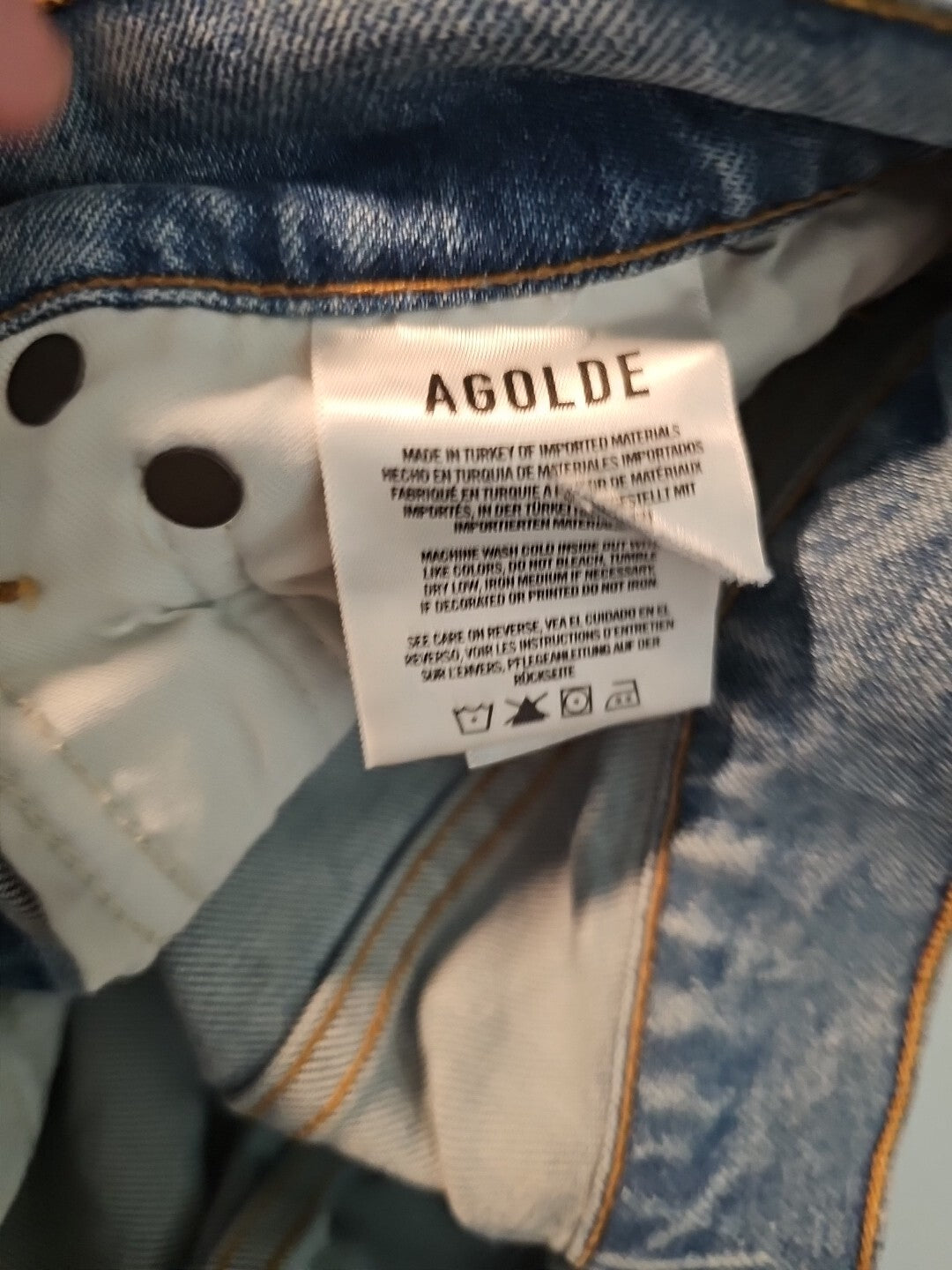 AGOLDE Denim Jeans, Shorts & Top Lot Sz 27 / Sm Top Riley Jeans Cali Tank 4