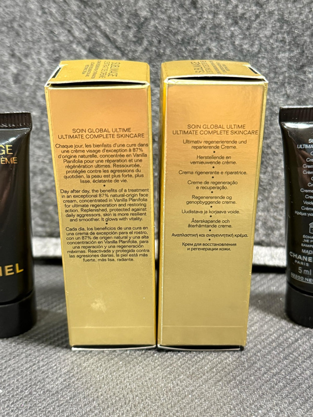 2 x Chanel Sublimage L'EXTRAIT DE CREME Ultimate Repair Cream 5ml / 0.17oz each2