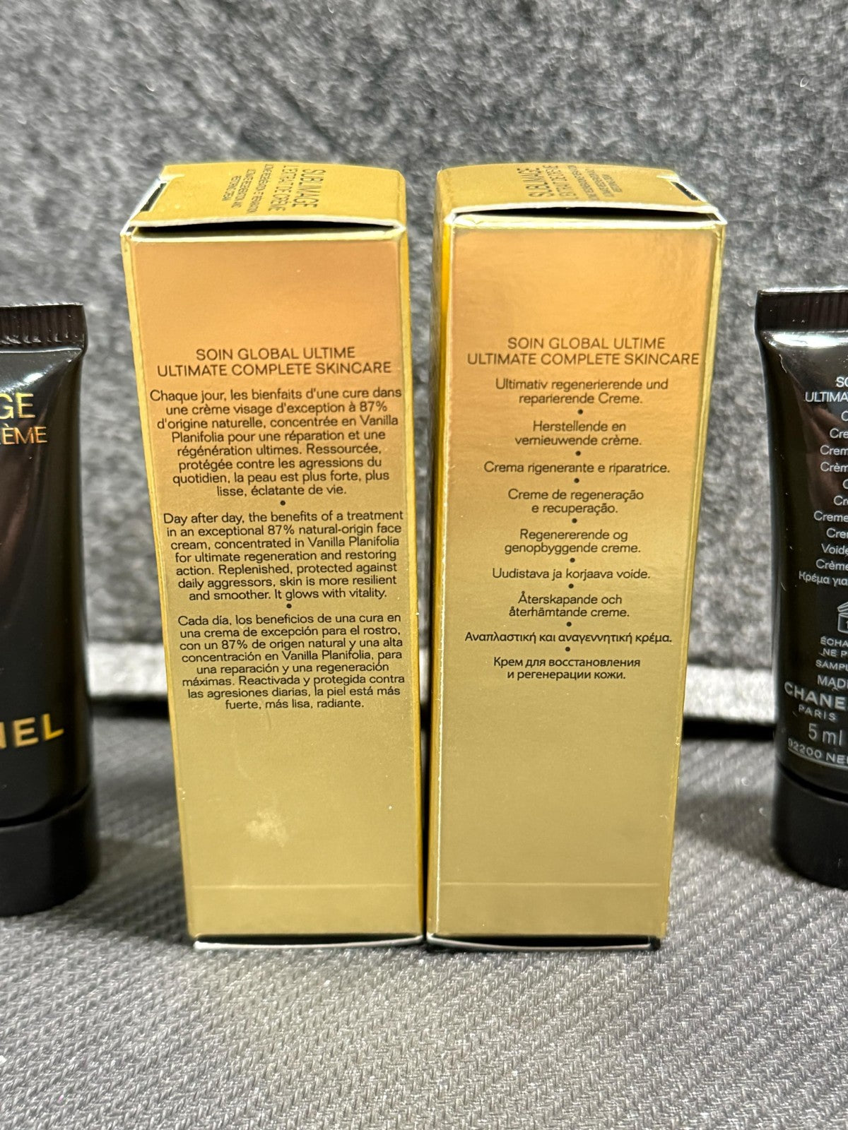 2 x Chanel Sublimage L'EXTRAIT DE CREME Ultimate Repair Cream 5ml / 0.17oz each2