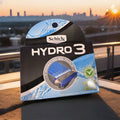 Schick Hydro3 Refill Razor Blades-5Cartridges(4Hydro3 + 1Hydro5 Cartridges)BONUS0
