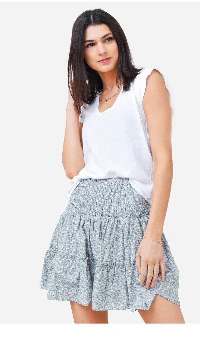 NWT Citizens Of Humanity Inessa Tee In White Sz Sm COH Anthropologie Top0