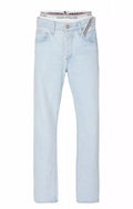 NWT Jean Atelier Brief Pant in Sky Blue Size 26 Designer - RETAIL $5250