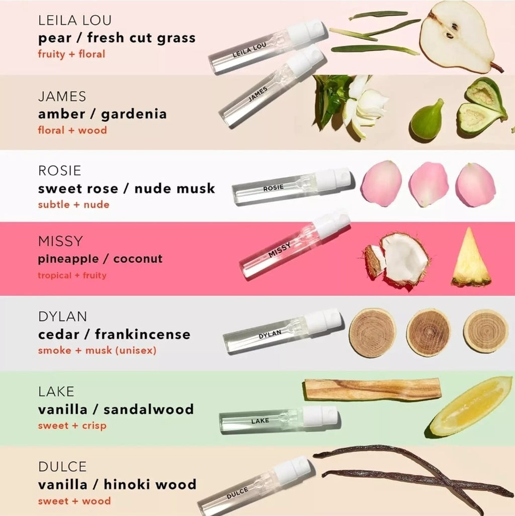 By Rosie Jane Discovery Perfume Set - 7 Piece Travel Size Perfume Set - Gift Set1