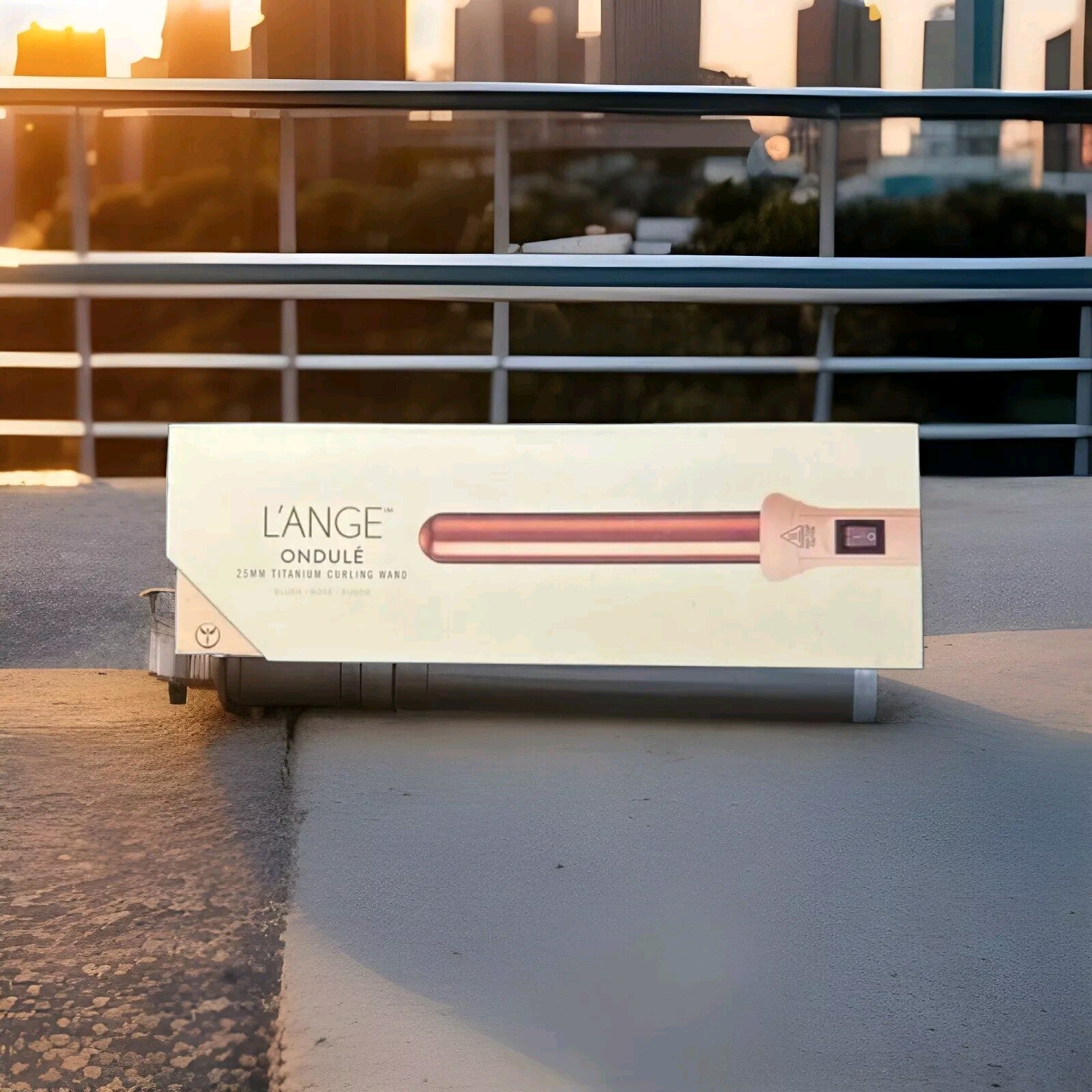 L'Ange Ondule Titanium Curling Wand, 25MM, Corrosion Resistant, Ionic, Infrared0