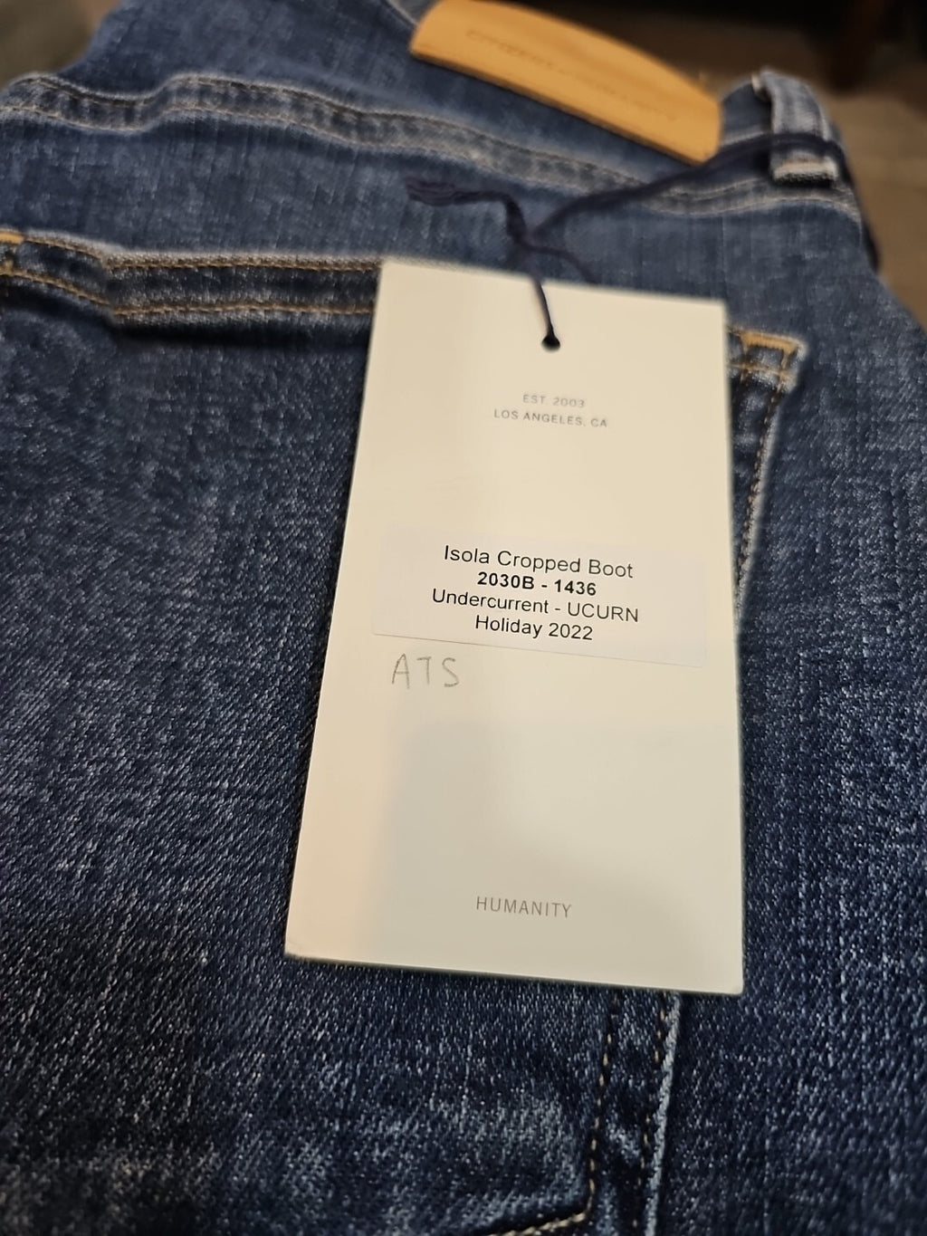 NWT Citizens of Humanity Isola Cropped Boot Jeans SZ 27 IN Undercurrent COH 4