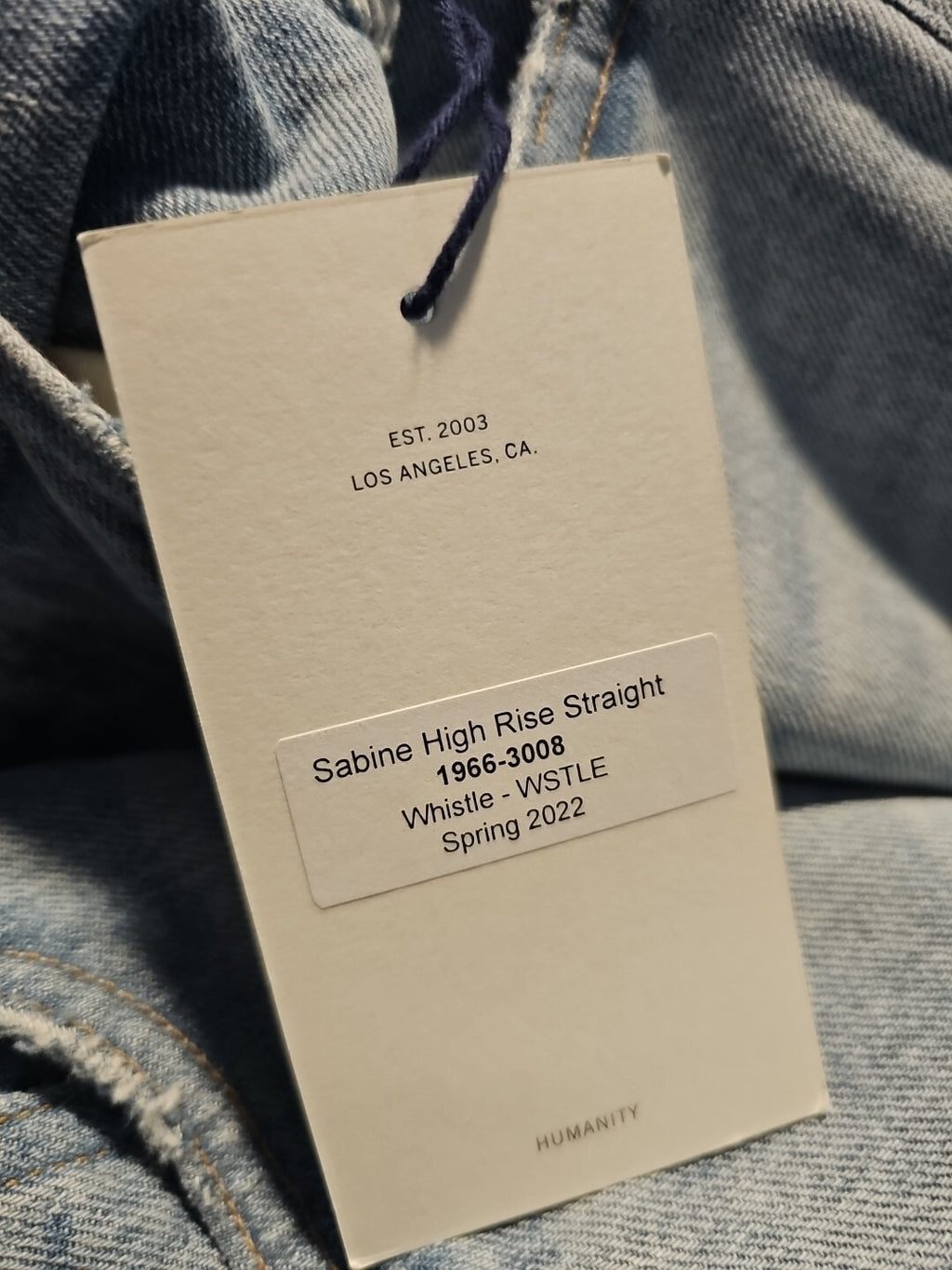 NWT CITIZENS OF HUMANITY Sabine High Rise Straight Leg Jeans Denim sz 27 GOOP3