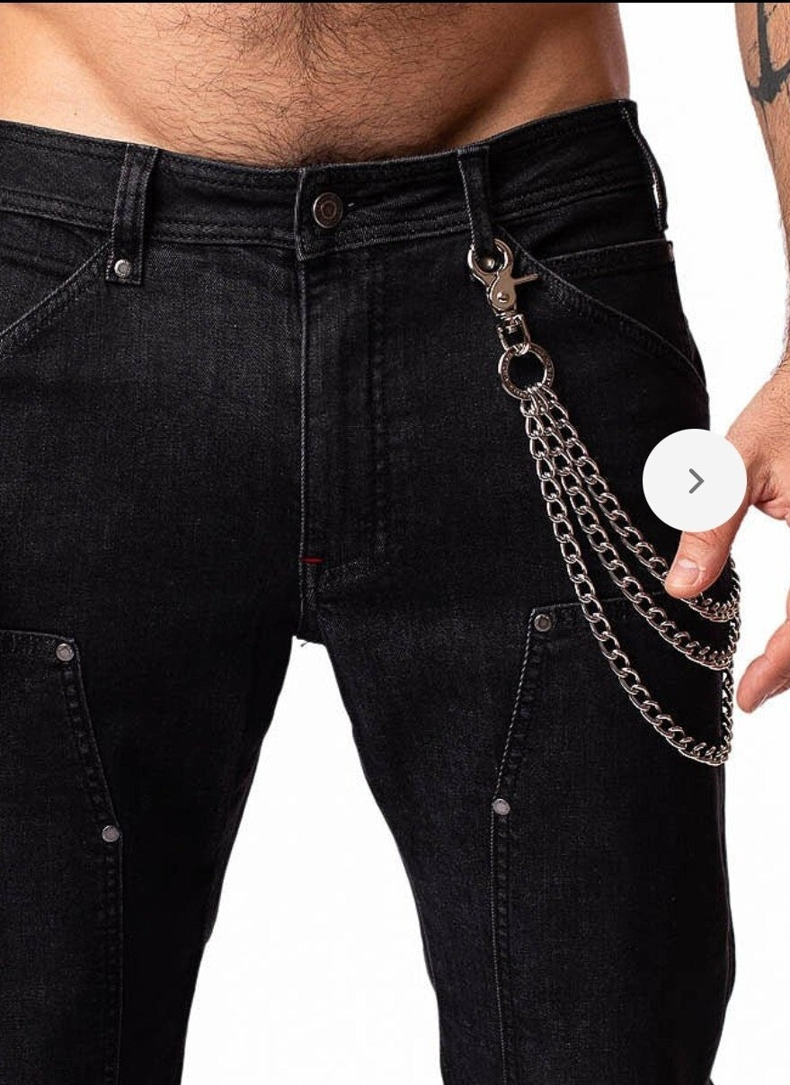 NWT Nasty Pig Trade Chain Gay Intrest  Complete The Look Silver 3