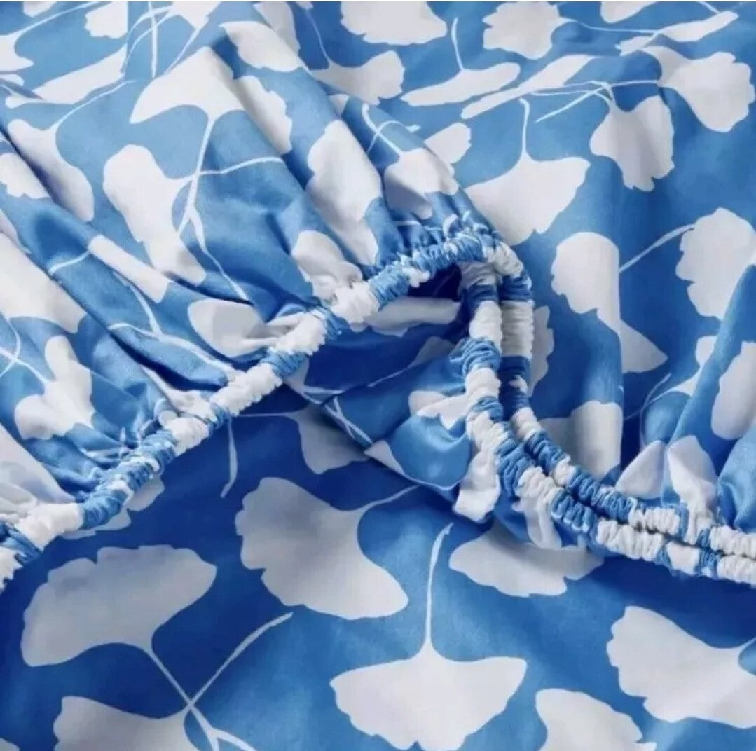 NEW DVF × TARGET Diane Von Furstenberg Sea Twig Green Full 4 Piece Sheet Set 3