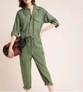 NWOT Citizens of Humanity Nova Utility Twill Union Jumpsuit Laurel Green Size Sm0