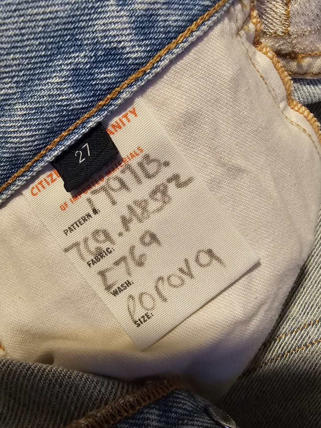 NEW Citizens of Humanity Emerson Mid Rise Relaxed Jeans Women's Sz 27 In Popova4
