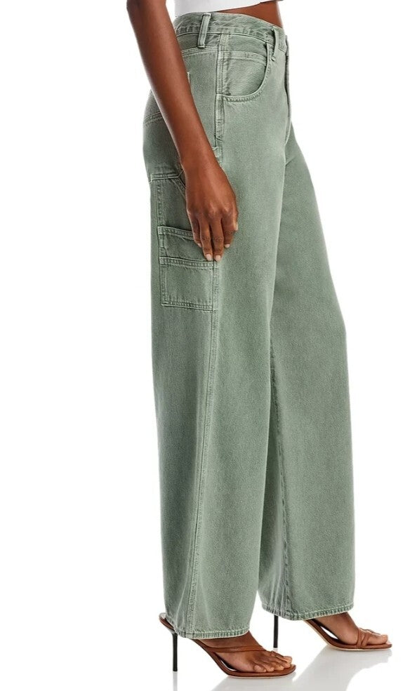 Agolde Magda Denim Carpenter Jeans Size 27 Wide Leg High Waist NWOT 2