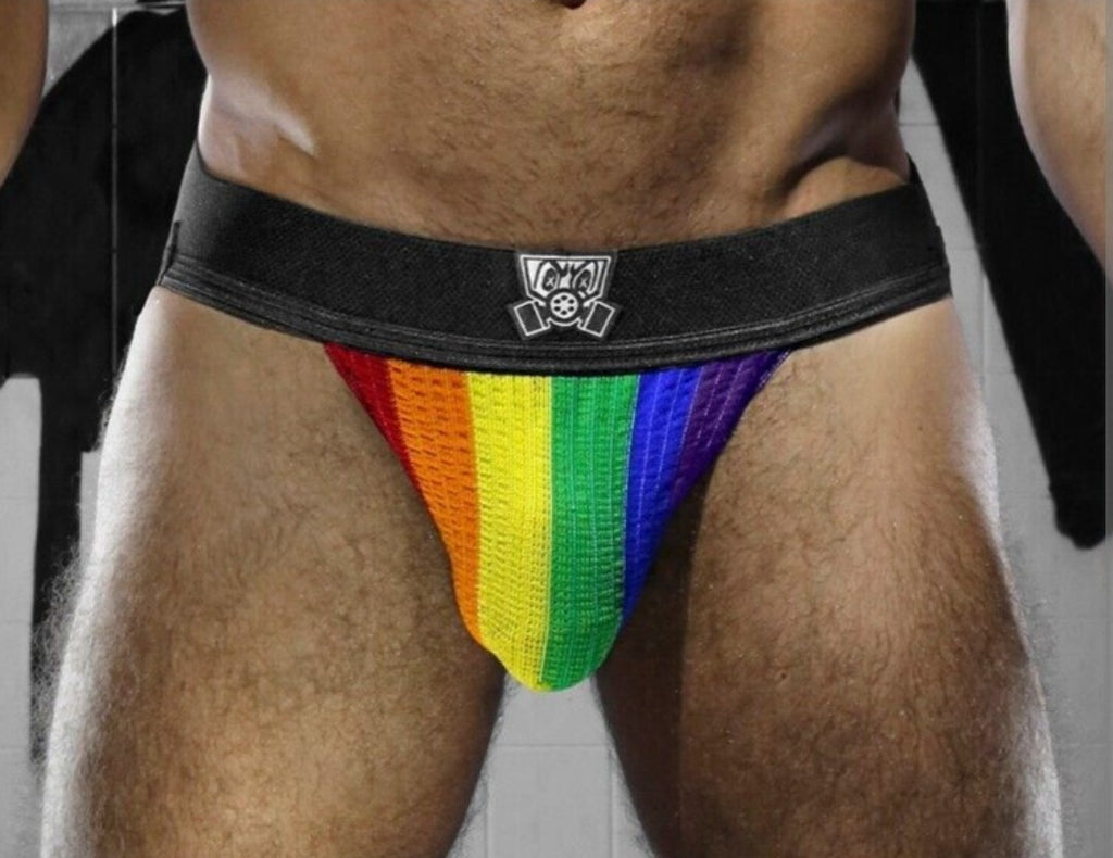 FORT TROFF Grunt Size Lg 2 Pack Athletic Supporter Jock Strap 2 Pack Pride 0